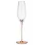 ჭიქების ნაკრები Ardesto AR2621G Black Mars Amber, 210ml, 2pcs, Champagne Glasses Set, Transparent/Golden , 2 image - Primestore.ge