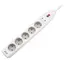 დენის გამანაწილებელი 2Е 2E-SP515M3WH, 5 Socket, 3m, Power Strip With Surge Protector, White , 3 image - Primestore.ge