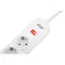 დენის გამანაწილებელი 2Е 2E-SP515M2USBWH, 5 Socket, 3xUSB-A, 2m, Power Strip With Surge Protector, White , 3 image - Primestore.ge