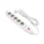 დენის გამანაწილებელი 2Е 2E-SP515M3WH, 5 Socket, 3m, Power Strip With Surge Protector, White  - Primestore.ge