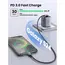 USB კაბელი UGREEN US255 (50122), 60W, Type-C to Angled Type-C Round, 0.5m, Grey , 6 image - Primestore.ge