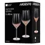 ჭიქების ნაკრები Ardesto AR2646G Black Mars Favola, 460ml, 2pcs, Wine Glasses Set, Transparent/Golden , 3 image - Primestore.ge