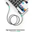 USB კაბელი UGREEN US176 (20856), 18W, USB-A to Type-C 90 Degree, 1m, Space Grey , 4 image - Primestore.ge