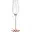 ჭიქების ნაკრები Ardesto AR2621G Black Mars Amber, 210ml, 2pcs, Champagne Glasses Set, Transparent/Golden  - Primestore.ge