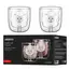 ჭიქების ნაკრები Ardesto AR2630BWL, 300ml, 2pcs, Double Wall Mug Set, Transparent , 2 image - Primestore.ge