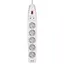 დენის გამანაწილებელი 2Е 2E-SP515M3WH, 5 Socket, 3m, Power Strip With Surge Protector, White , 2 image - Primestore.ge