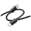 USB კაბელი Hoco X96 60W Hyper Fast Charge Type-C to Type-C 1m - Black , 3 image - Primestore.ge