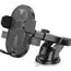 მანქანის სამაგრი Hoco DCA38 Daybreak suction cup car holder Black , 2 image - Primestore.ge