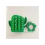 ყურსასმენის ქეისი Silicone Case for AirPods 2nd gen - Cactus , 2 image - Primestore.ge