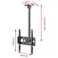 ტელევიზორის საკიდი ჭერზე Allscreen C512B, 40"-70", TV Ceiling Mount, Black , 4 image - Primestore.ge