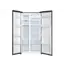 მაცივარი TCL-P650SBG Side By Side 92x176.8x73.5, No Frost, Inverter,LED Display,612L, A+, Silver , 2 image - Primestore.ge