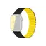 სმარტ საათის სამაჯური TVC KALEBOL Magnetic Watch Band for Apple Watch Series 10 9 8 7 SE 6 5 4 3 2 1 42mm 41mm 40mm 38mm Silicone Adjustable Strap - Black Yellow , 2 image - Primestore.ge