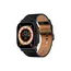 სმარტ საათის სამაჯური TVC Apple Watch 10 46mm / Ultra 2 / Ultra 49mm / 9 8 7 45mm / SE (2023) SE (2022) SE 6 5 4 44mm / 3 2 1 42mm Genuine Cow Leather Band - Black  - Primestore.ge