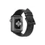 სმარტ საათის სამაჯური TVC Apple Watch 10 46mm / Ultra 2 / Ultra 49mm / 9 8 7 45mm / SE (2023) SE (2022) SE 6 5 4 44mm / 3 2 1 42mm Genuine Cow Leather Watch Band - Black  - Primestore.ge
