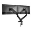 მონიტორის საკიდი Logilink BP0177 Dual monitor mount 17"-32" flat & curved monitors aluminum Black , 5 image - Primestore.ge