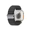 სმარტ საათის სამაჯური TVC Apple Watch Series 10 42mm / 9 8 7 41mm / SE (2023) SE (2022) SE 6 5 4 40mm / 3 2 1 38mm Wavy Texture Nylon Strap - Black  - Primestore.ge