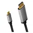 კაბელი Logilink CUA0100 USB-C to DisplayPort 4K/60Hz Cable Adapter 1.8m , 2 image - Primestore.ge
