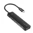 ადაპტერი Logilink UA0412 Ultra-slim USB-C Hub 4-ports 2xUSB3.2/2xUSB-C Black , 2 image - Primestore.ge