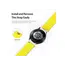 სმარტ საათის სამაჯური DUX DUCIS YA Series 43mm Genuine Cow Leather Strap 20mm Watch Band - Black+Yellow , 3 image - Primestore.ge