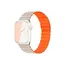 სმარტ საათის სამაჯური TVC KALEBOL Magnetic Watch Band for Apple Watch Series 10 9 8 7 SE 6 5 4 3 2 1 42mm 41mm 40mm 38mm Silicone Adjustable Strap - Starlight Orange , 2 image - Primestore.ge