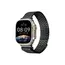 სმარტ საათის სამაჯური TVC LEMONDA Magnetic Strap For Apple Watch Series 10 Ultra 9 8 7 SE 6 5 4 3 2 1 46mm 49mm 45mm 44mm 42mm Metal Watch Band - Black  - Primestore.ge