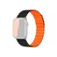 სმარტ საათის სამაჯური TVC KALEBOL Magnetic Watch Band for Apple Watch Series 10 9 8 7 SE 6 5 4 3 2 1 42mm 41mm 40mm 38mm Silicone Adjustable Strap - Black Orange , 2 image - Primestore.ge
