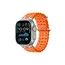 სმარტ საათის სამაჯური TVC Ocean Watch Strap for Apple Watch Series 10 Ultra 9 8 7 SE 6 5 4 3 2 1 46mm 49mm 45mm 44mm 42mm Silicone Band - Orange+Silver Buckle  - Primestore.ge