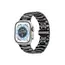 სმარტ საათის სამაჯური TVC Watch Strap for Apple Watch 10 46mm / Ultra 2 / Ultra 49mm / 9 8 7 45mm / SE (2023) SE (2022) SE 6 5 4 44mm / 3 2 1 42mm Stainless Steel Band - Black  - Primestore.ge