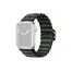 სმარტ საათის სამაჯური TVC Apple Watch Series 10 42mm / 9 8 7 41mm / SE (2023) SE (2022) SE 6 5 4 40mm / 3 2 1 38mm Watch Band Braided Nylon Strap - W-Shape Black+Green , 2 image - Primestore.ge