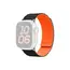 სმარტ საათის სამაჯური TVC Silicone Strap for Apple Watch Series 10 Ultra 9 8 7 SE 6 5 4 3 2 1 46mm 49mm 45mm 44mm 42mm Magnetic Band - Black+Orange , 2 image - Primestore.ge