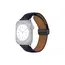 სმარტ საათის სამაჯური TVC Apple Watch 10 46mm / Ultra 2 / Ultra 49mm / 9 8 7 45mm / SE (2023) SE (2022) SE 6 5 4 44mm / 3 2 1 42mm Litchi Texture Leather Strap - Dark Blue , 2 image - Primestore.ge