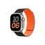 სმარტ საათის სამაჯური TVC Silicone Strap for Apple Watch Series 10 Ultra 9 8 7 SE 6 5 4 3 2 1 46mm 49mm 45mm 44mm 42mm Magnetic Band - Black+Orange  - Primestore.ge