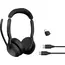 ყურსასმენი Jabra 25599-999-899 Evolve2 55, Headset, Wireless, Bluetooth, Type-C, Black , 6 image - Primestore.ge