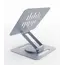 ნოუთბუქის სადგამი Gembird NBS-DR1-01 Rotating notebook riser stand 11"-15.6" space grey , 2 image - Primestore.ge