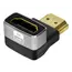 ადაპტერი Logilink AH0005A HDMI adapter A/M to A/F 90° angled 8K/60Hz Black/Grey , 2 image - Primestore.ge