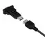 Logilink AU0002F USB 2.0 to DB9/M (RS232) Adapter Black, 2 image