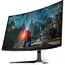 Monitor Dell 210-BLLV Alienware 32 AW3225QF, 32", Curved Monitor, 4K UHD, OLED, HDMI, USB, USB-C, DP, Black, 2 image