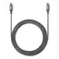 კაბელი TTEC ALUMICABLE TYPE-C - TYPE-C 200CM 65W FAST CHARGE CABLE,S.GREY 2DK51UG  - Primestore.ge