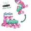 როლიკები Neon Scates Combo, size 34-37, floral , 2 image - Primestore.ge