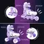 როლიკები Neon COMBO SKATES (SIZE 3-6) - NT10 (Purple) , 4 image - Primestore.ge