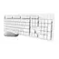 კლავიატურა და მაუსი Trust Ody II Silent Wireless Keyboard & Mouse set White - 25465 , 2 image - Primestore.ge