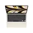 ნოუთბუქი Apple 13-inch MacBook Air: Apple M2 chip with 8-core CPU and 8-core GPU, 16GB, 256GB - Starlight,Model A2681 , 2 image - Primestore.ge