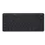 კლავიატურა Trust Lyra Compact Wireless Keyboard Black - 24707  - Primestore.ge
