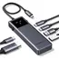 USB-C ჰაბი UGREEN CM888 (35998) Groovy Robot, 6-in-1, HDMI, USB-A, Type-C, HUB, Space Gray  - Primestore.ge