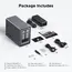 შენახვის სისტემა UGREEN NASync DXP2800 (25369) Dual-slot Desktop NAS, Intel N100, 8GB, Diskless, USB, Type-C, HDMI, RJ45, Space Gray , 8 image - Primestore.ge