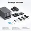 შენახვის სისტემა UGREEN NASync DXP4800 Plus (35261), Intel Gold 8505, 8GB, Diskless, RJ45, USB, Type-C, HDMI, Space Gray , 5 image - Primestore.ge