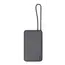 პორტატული დამტენი Aukey PB-Y53 15W 10000mAh Spark Sling Lite Slim Power Bank with Buit-in USB-C Cable - Gray  - Primestore.ge