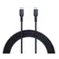 USB კაბელი Aukey CB-SCC102 Circlet Blink 100W Silicone PD Charge Cable 1.8M Black  - Primestore.ge