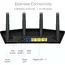 როუტერი Asus RT-AX57 AX3000 Dual Band WiFi 6 Extendable Router Black - 90IG06Z0-MO3C00 , 3 image - Primestore.ge