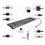 ადაპტერი Gembird A-CM-COMBO11-01 USB Type-C 11-in-1 multi-port Adapter , 3 image - Primestore.ge
